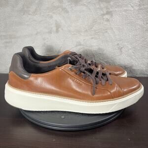 Cole Haan Men's Size 14 M Grandpro Topspin Brown Lace Up Casual Shoes NO INSOLES